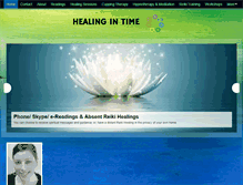 Tablet Screenshot of healingintime.com